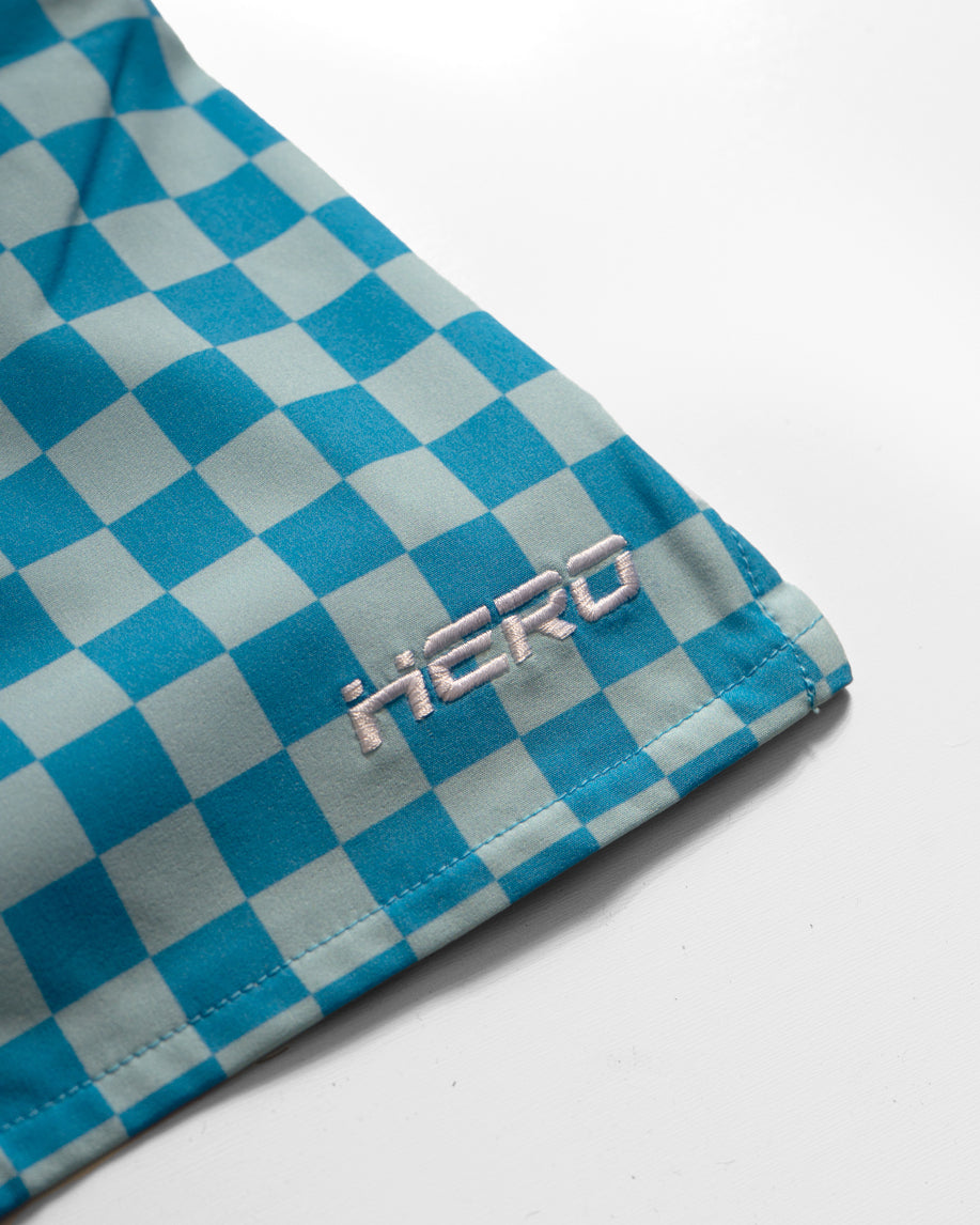 Alter-Ego Checkered Training Shorts