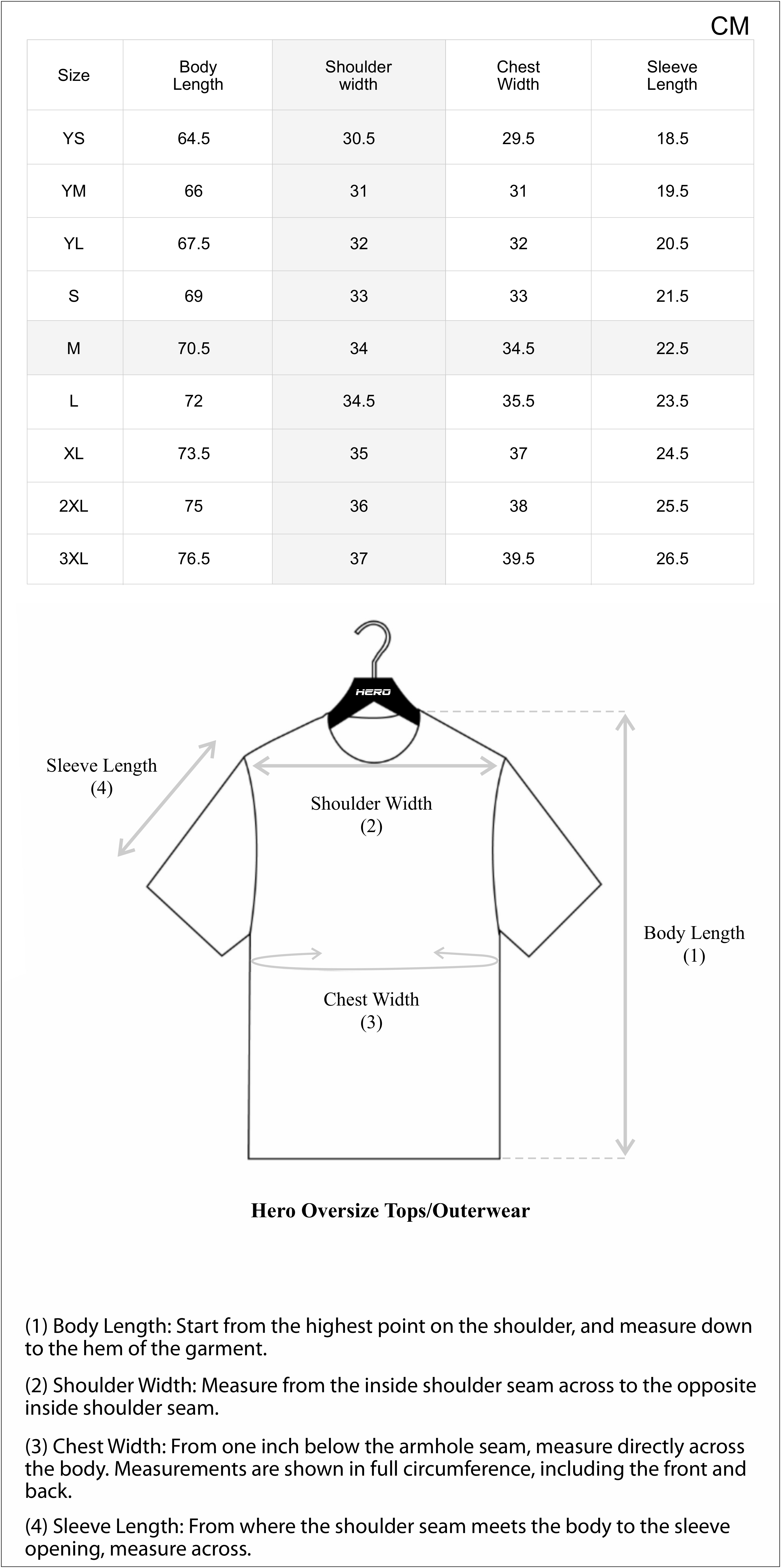 HERO SPORTZ Oversized SHORT SLEEVE TEE – Hero HERO SPORTZ Oversized SHORT SLEEVE TEE – Hero
