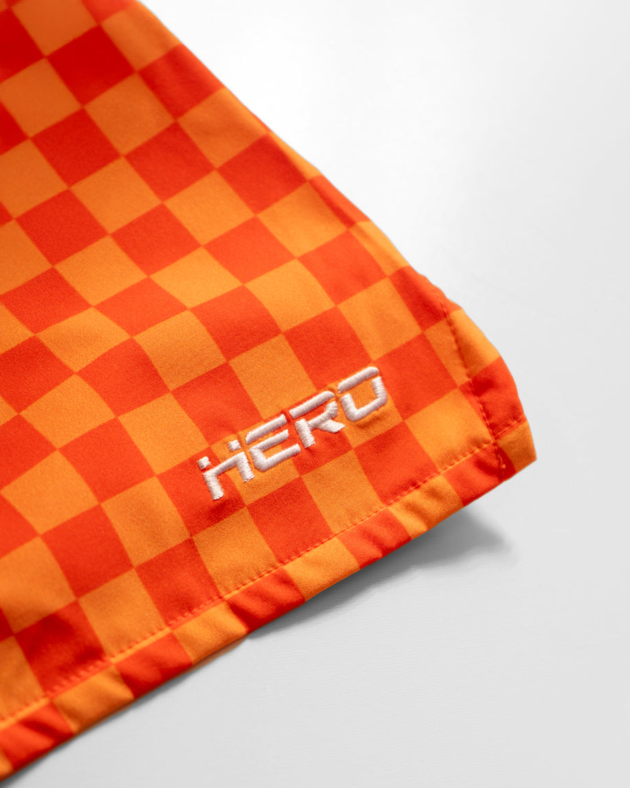 Alter-Ego Checkered Training Shorts
