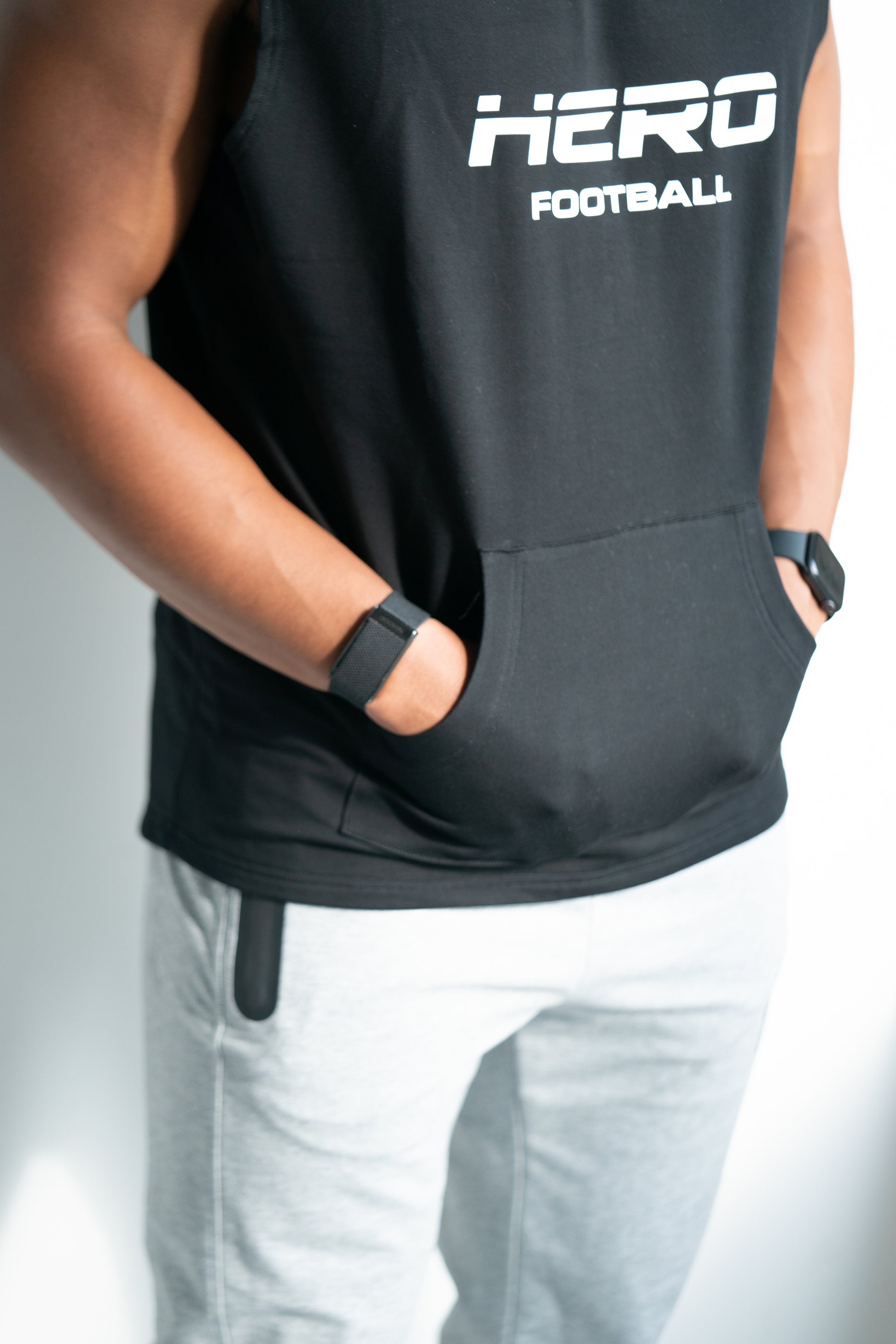 Hero Football Sleeveless hoodie